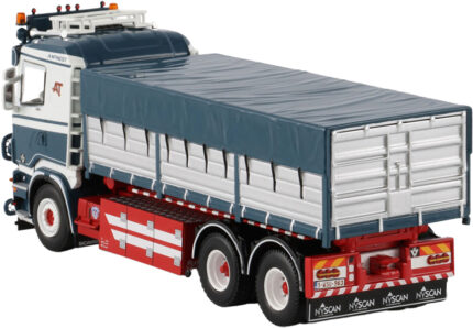 SCANIA R5 Flat Roof 6x2 porteur ampliroll avec container 15 m3 – Image 4