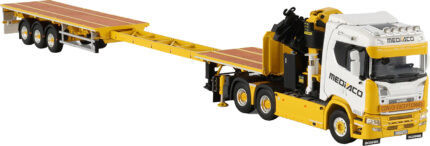 SCANIA R Normal 6x4 avec grue PALFINGER PK 65002 et remorque plateau extansible 3 essieux – Image 5