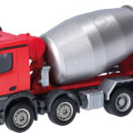 MERCEDES Arocs 8x4 malaxeur rouge et gris
