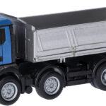 MAN TGS 8x4 benne bleu et gris