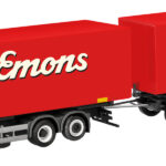 MAN TGX GM 6x2 combiné porteur et remorque tolée