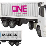 1/24 Camion MERCEDES semi-remorque, Radio-commandé 2,4GHz