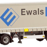 DAF XG 4x2 avec remorque bachée 3 essieux