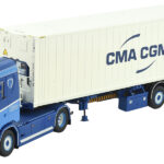 SCANIA S Next Gen 4x2 avec remorque porte container et container 40 pieds