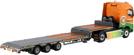 VOLVO FH5 Globetrotter Electric 4x2 avec remorque porte-engins 3 essieux – Image 3