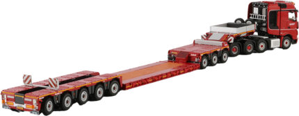 MERCEDES Actros SLT BigSpace 8x4 avec remorque porte-engins 3+5 essieux – Image 4