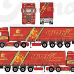 SCANIA S Highline 6x2 avec remorque bachée 3 essieux
