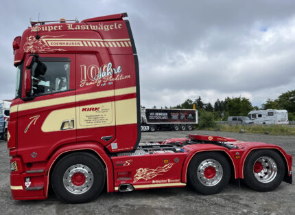 SCANIA S Highline 6x2 avec remorque bachée 3 essieux – Image 3
