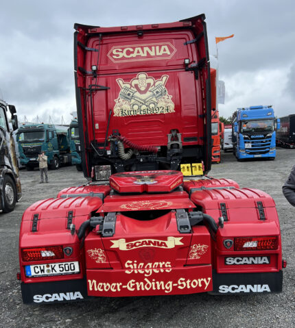 SCANIA S Highline 6x2 avec remorque bachée 3 essieux – Image 4