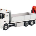 MECEDES Actros MP5 6x2 porteur plateau avec grue arrière PALFINGER PK 19.001