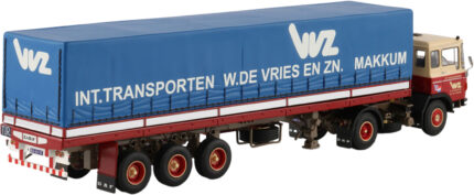 DAF 2600 4x2 avec remorque bachée 3 essieux – Image 3