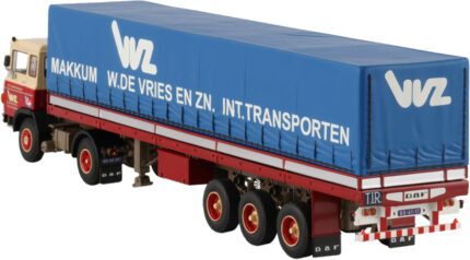 DAF 2600 4x2 avec remorque bachée 3 essieux – Image 4