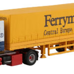 SCANIA Serie 1 4x2 avec remorque bachée 3 essieux
