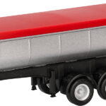 Benne TP 3 essieux avec bache rouge