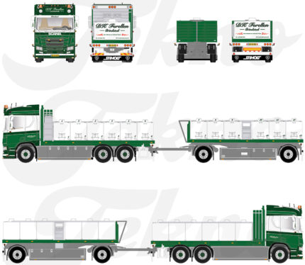 SCANIA R Next Gen 6x2 combiné porteur et remorque transport de poissons – Image 4