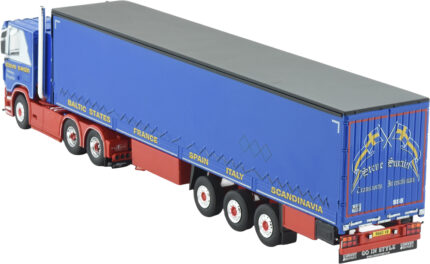 1/50 SCANIA R low Cab 6x2 avec remorque bachée 3 essieux – Image 3