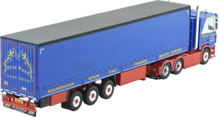 1/50 SCANIA R low Cab 6x2 avec remorque bachée 3 essieux – Image 4
