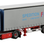 SCANIA Serie 3 Streamline 4x2 avec remorque bachée 3 essieux