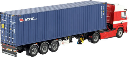 DAF XF SH 4x2 avec remorque porte-containers 3 essiseux et container 40 pieds – Image 3