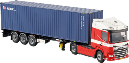 DAF XF SH 4x2 avec remorque porte-containers 3 essiseux et container 40 pieds – Image 5