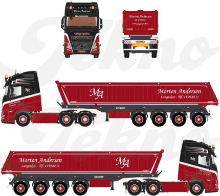 VOLVO FH Aero Globetrotter XL 6x2 avec benne basculante 4 essieux – Image 4