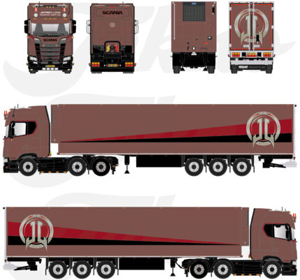SCANIA S Next Gen 6x2 avec remorque frigo 3 essieux – Image 6