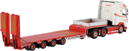 DAF XG 8x2 avec remorque porte-engins à rampes 4 essieux – Image 3