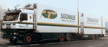 SCANIA Serie 3 6x2 combiné porteur et remorque frigo – Image 3