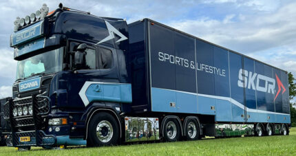 SCANIA R Topline 6x2 vec remorque tolée 3 essieux – Image 4