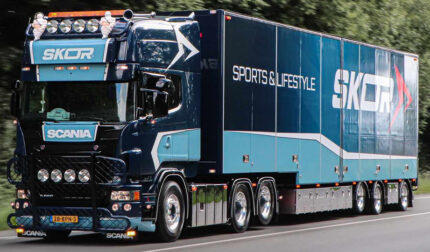 SCANIA R Topline 6x2 vec remorque tolée 3 essieux – Image 5