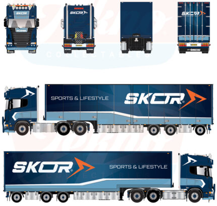 SCANIA R Topline 6x2 vec remorque tolée 3 essieux – Image 6