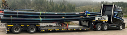 SCANIA TUFT 6x4 vec remorque porte-engins 2 essieux – Image 4