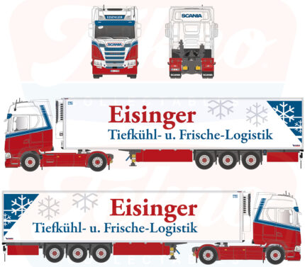 SCANIA S Highline 4x2 avec remorque frigo 3 essieux – Image 4