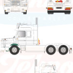 SCANIA T Serie 3 Topline 6x2 -Modèle en Kit a Monter-