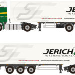 1/50 MERCEDES Actros MP5 Big Space 4x2 avec remorque tolée 3 essieux