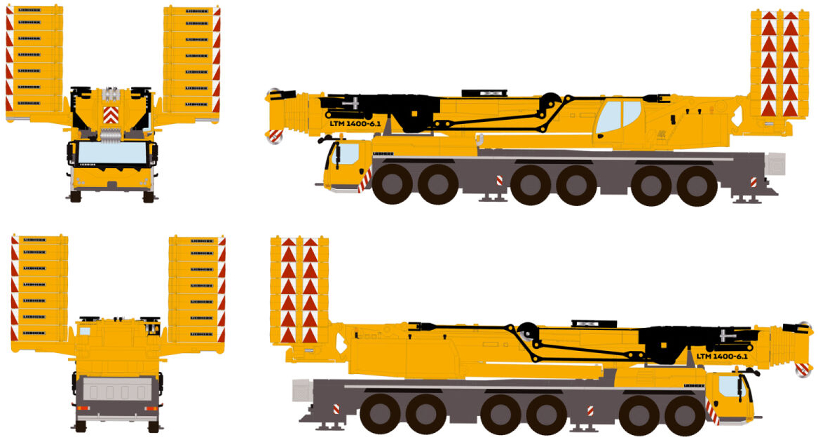 Grue Mobile Conrad Brandt GMT 70 – 1:50 – Réf. 2080 – Modèle Réduit Occasion