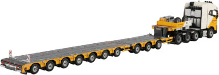 1/50 VOLVO FH5 Globetrotter XL 8x4 avec remorque porte-engins 3+7 essieux – Image 3