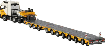 1/50 VOLVO FH5 Globetrotter XL 8x4 avec remorque porte-engins 3+7 essieux – Image 5