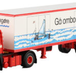 SCANIA Série 1 4x2 avec remorque tolée 2 essieux