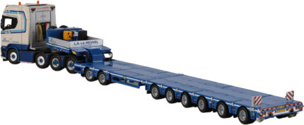 SCANIA S Highline 8x4 avec remorque porte-engins 2+6 essieux – Image 4