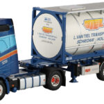 VOLVO FH5 Globetrotter 4x2 avec remorque porte-container 3 essieux et container 20 pieds