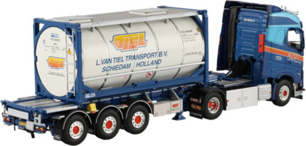 VOLVO FH5 Globetrotter 4x2 avec remorque porte-container 3 essieux et container 20 pieds – Image 3
