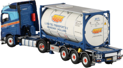 VOLVO FH5 Globetrotter 4x2 avec remorque porte-container 3 essieux et container 20 pieds – Image 4