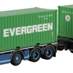 SCANIA S Highline 8x2 combiné porteur et remorque porte-containers