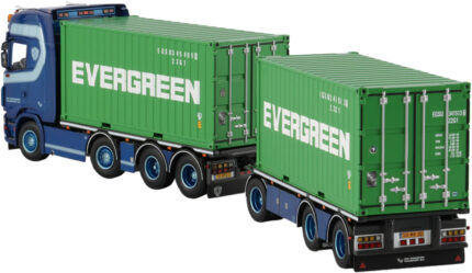 SCANIA S Highline 8x2 combiné porteur et remorque porte-containers – Image 4
