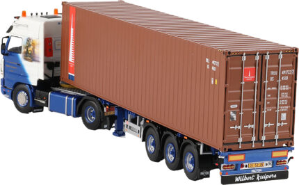 SCANIA Serie 3 Streamline 4x2 avec remorque porte-container et container 40 pieds – Image 4