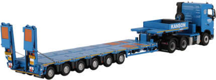 VOLVO FH4 Sleeper Cab 6x4 avec remorque porte-engins à rampes 6 essieux – Image 3