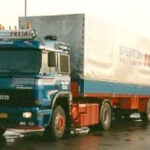 IVECO Turbostar 4x2 avec remorque bachée 3 essieux