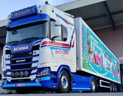 SCANIA S Highline 4x2 avec remorque frigo 3 essieux – Image 3