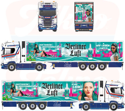 SCANIA S Highline 4x2 avec remorque frigo 3 essieux – Image 5